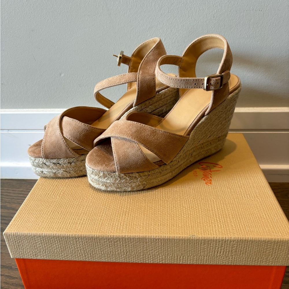 NIB Castaner Espadrille Wedge